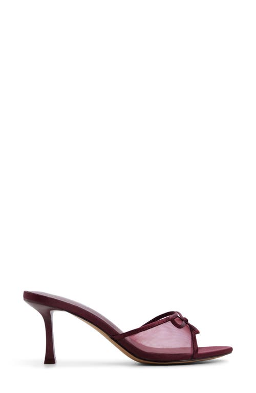 Call It Spring By Aldo Bettie Bow Slide Sandal In Burgundy