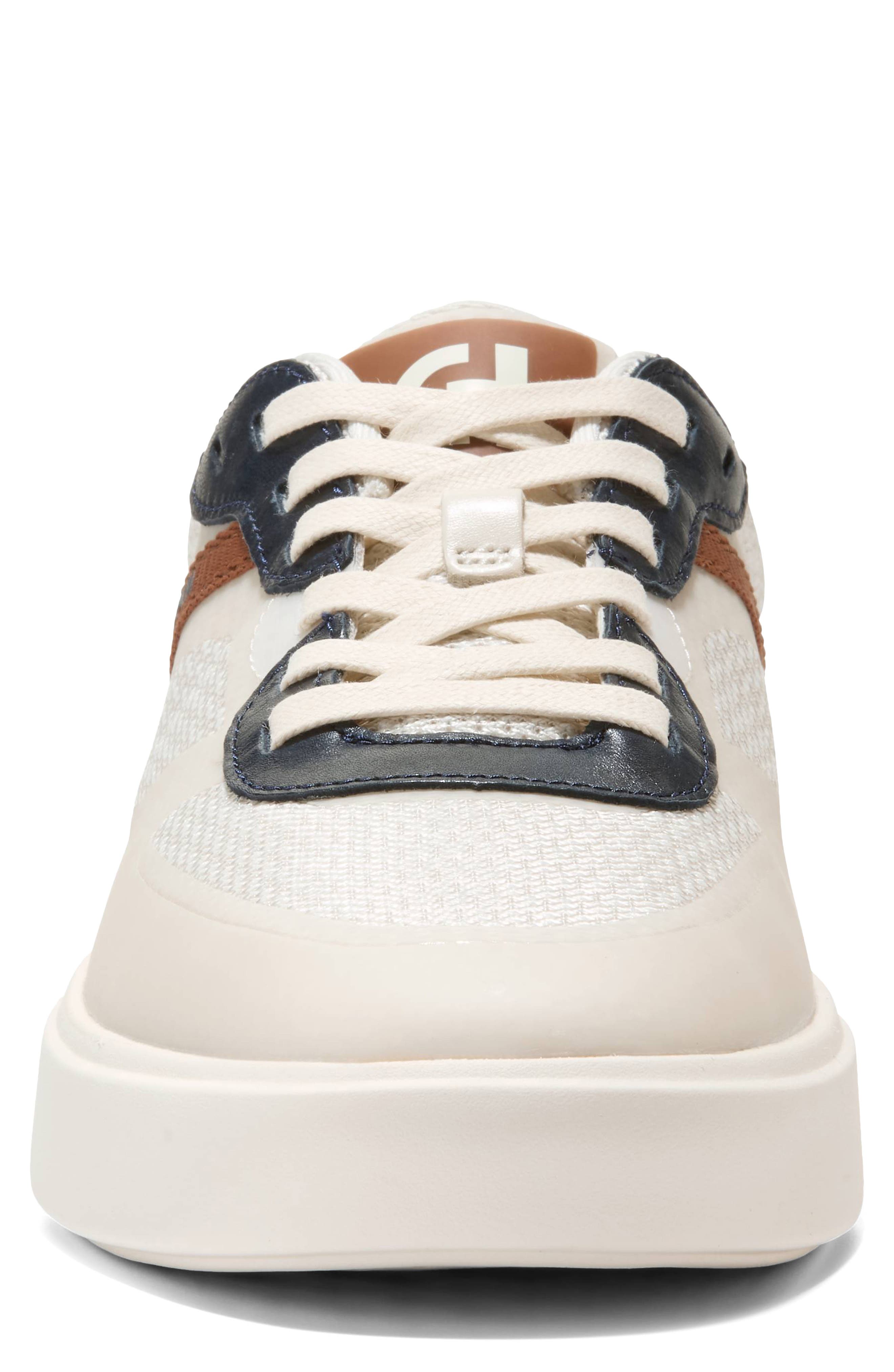 Grand Crosscourt Champix Sneaker, Alternate, color, IVORY / NAVY BLAZER