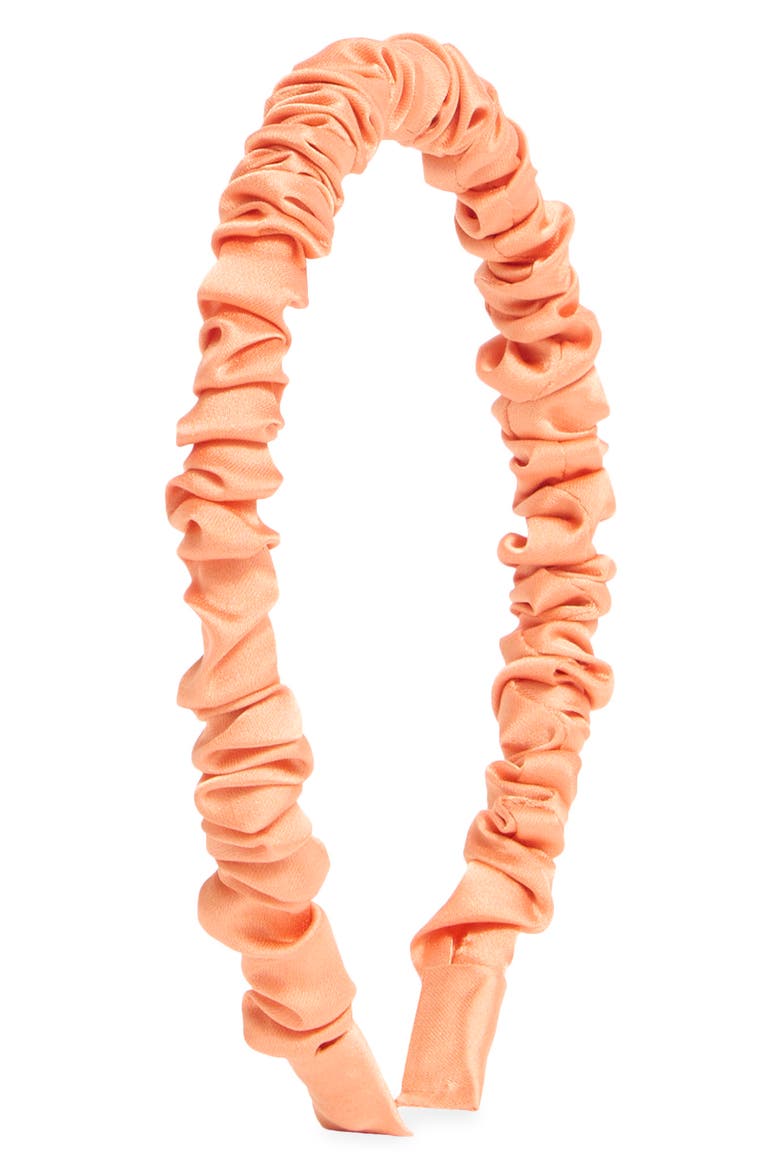 Sina Ruched Headband, Main, color, MELON