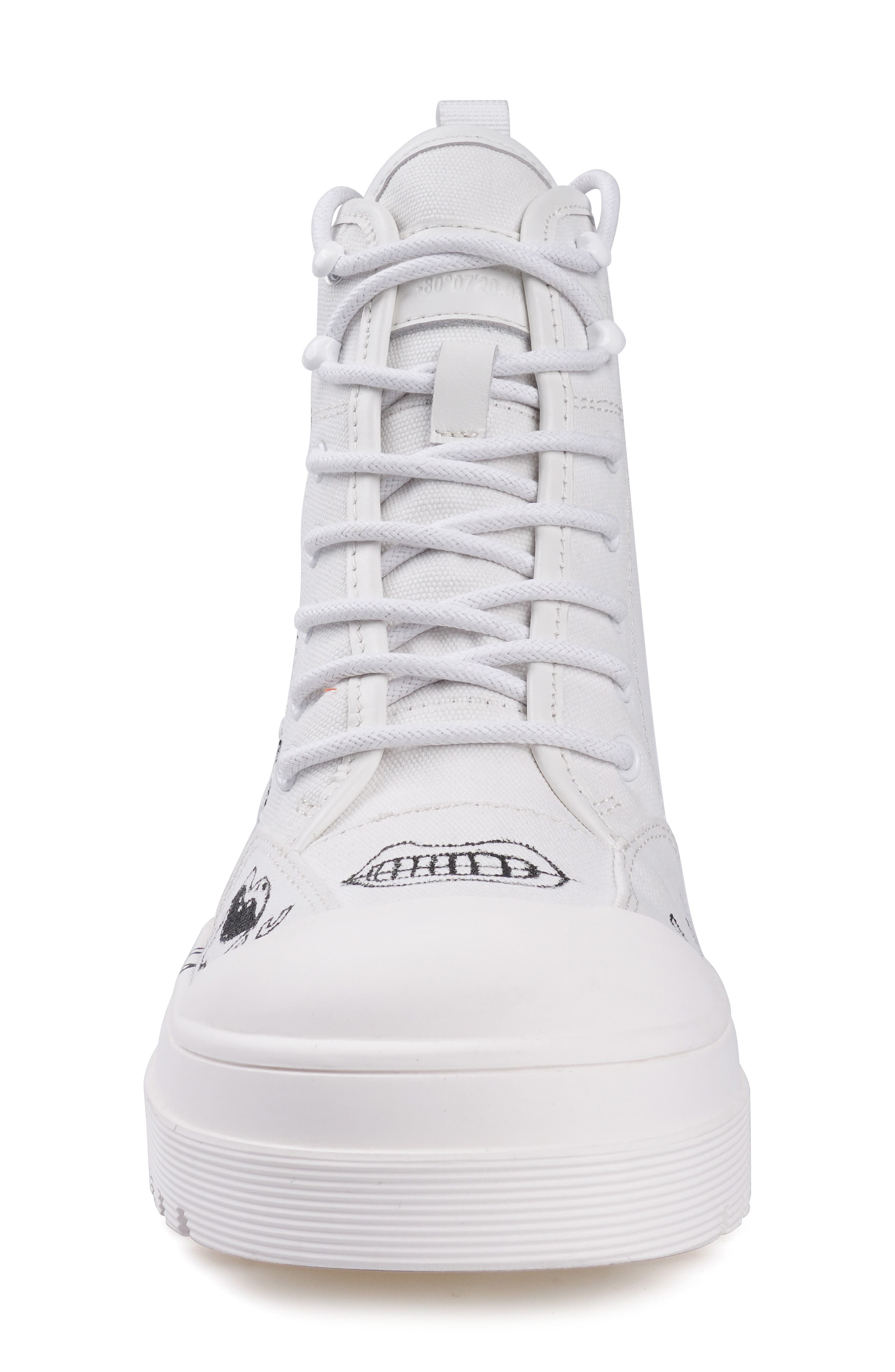 ZIGI Belisa Platform High Top Sneaker, Alternate, color, Off White