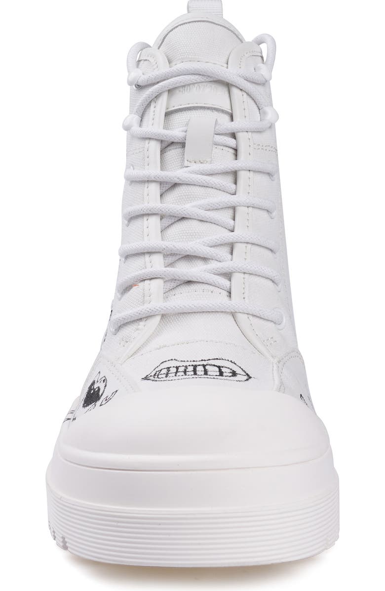 ZIGI Belisa Platform High Top Sneaker, Alternate, color, Off White