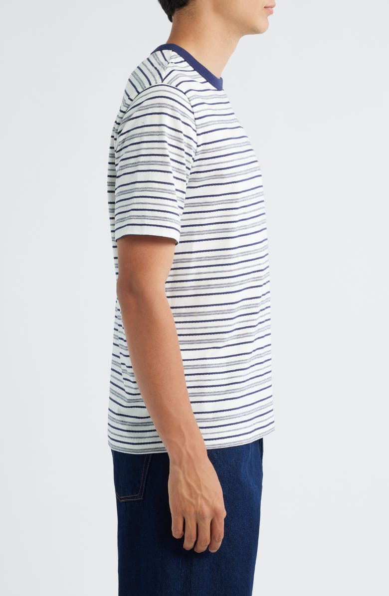 PS Paul Smith Stripe Casual Fit T-Shirt, Alternate, color, Off White