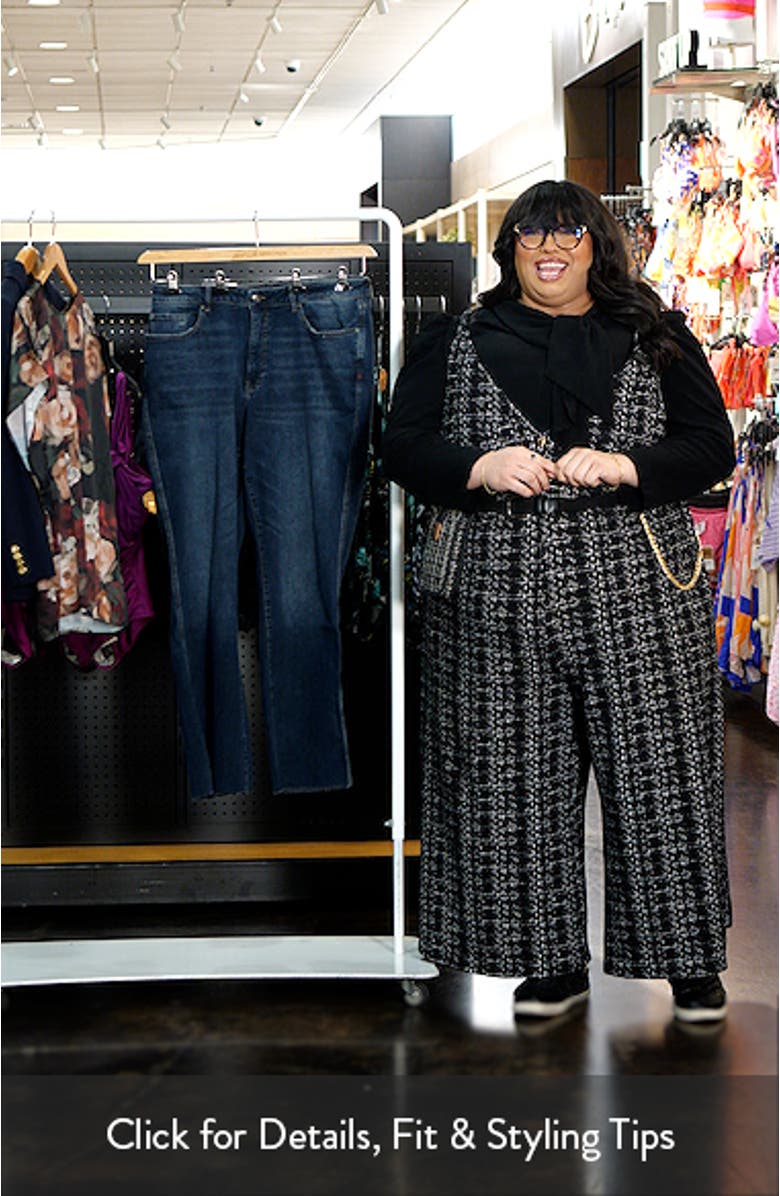 RFD Raw Hem High Waist Straight Leg Jeans, sales video thumbnail