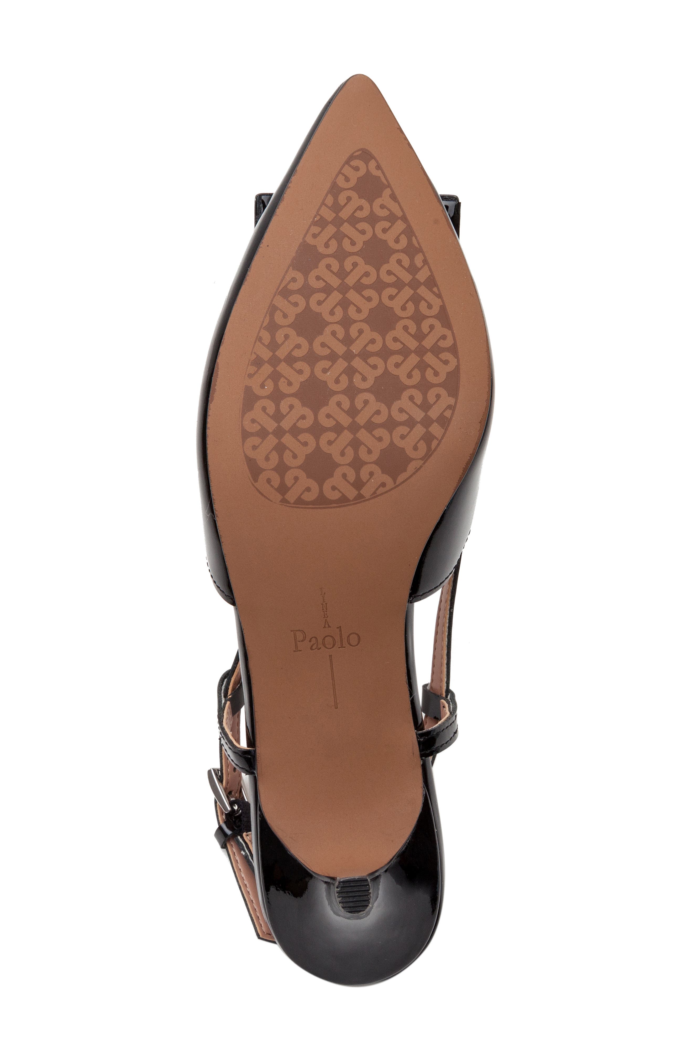 Linea Paolo Cyprus Slingback Pointed Toe Pump, Alternate, color, Black