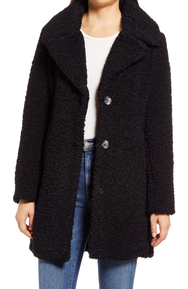 Sam Edelman Faux Fur Teddy Coat, Main, color,
