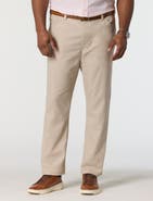 Oak Hill by DXL Big & Tall 5-Pocket Linen-Blend Tech Pants