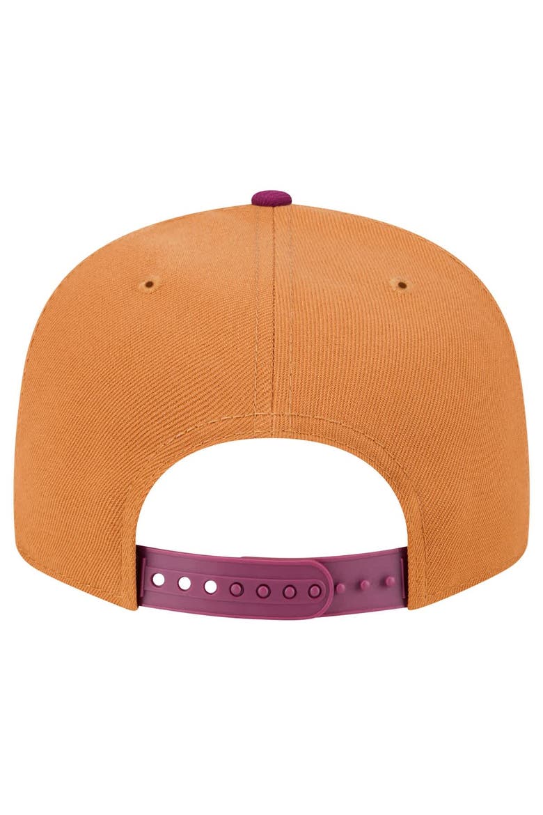 Men's New Era Brown/Purple Detroit Tigers Color Pack Two-Tone 9FIFTY Snapback Hat, Alternate, color, Brown