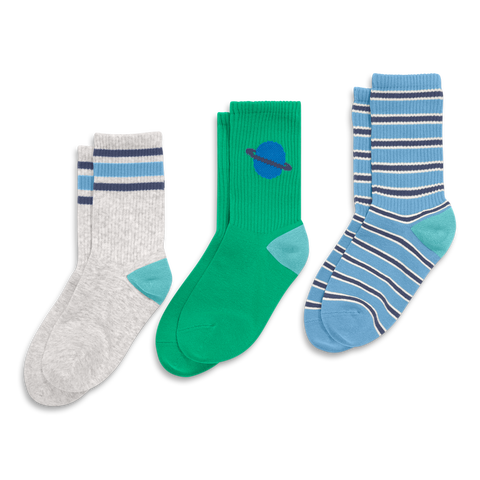 Kids Athletic Sock 3-Pack