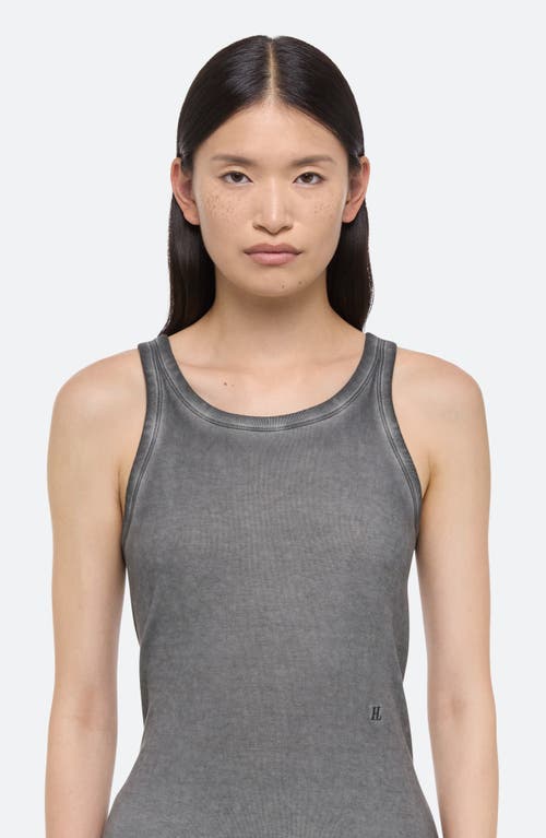 HELMUT LANG HELMUT LANG GARMENT DYED RACERBACK PIMA COTTON TANK TOP