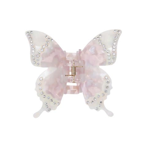 Rhinestone Butterfly Hair Claw Clip