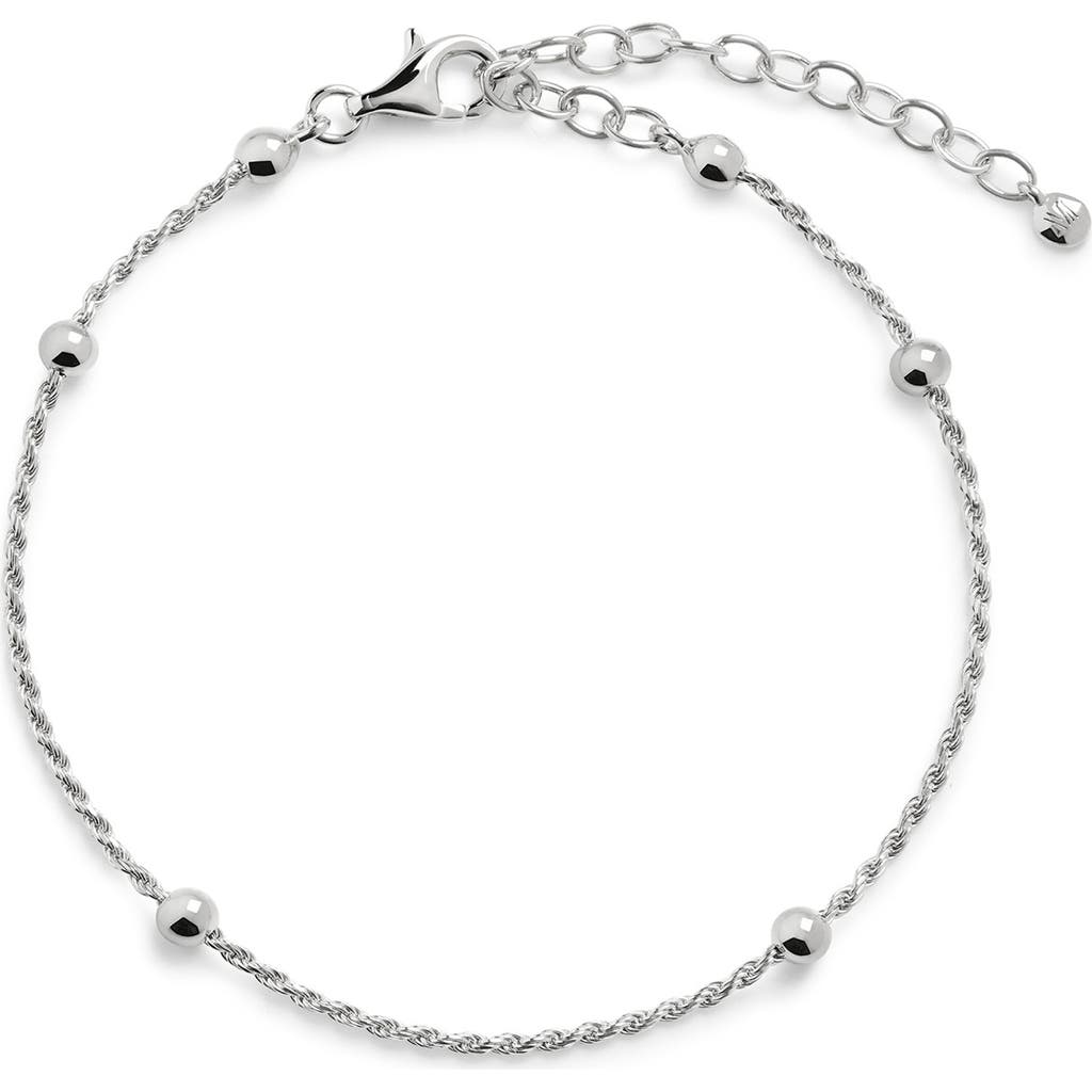 Monica Vinader Beaded Rope Chain Bracelet