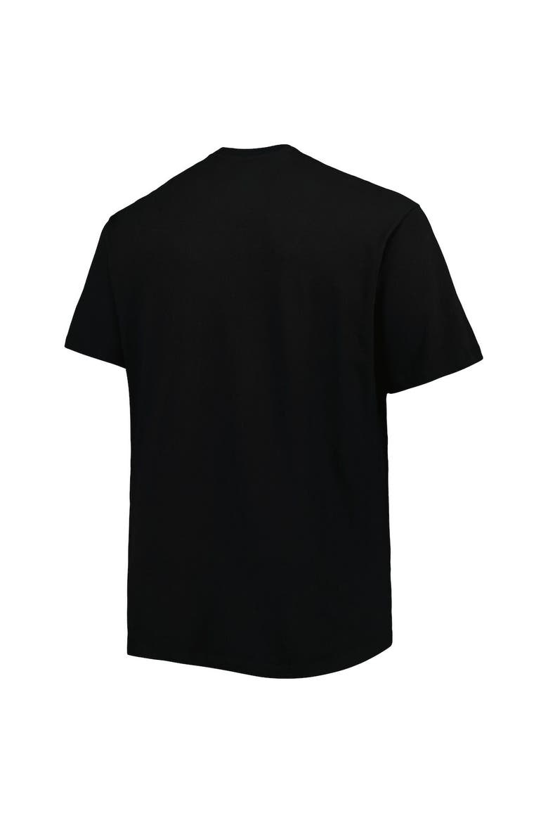 Men's Black Toronto Raptors Big & Tall Heart & Soul T-Shirt, Alternate, color, Black