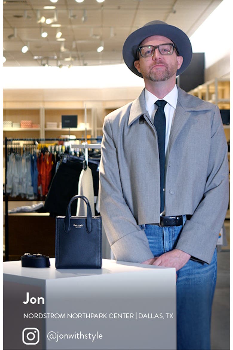 mini manhattan pebbled leather tote video