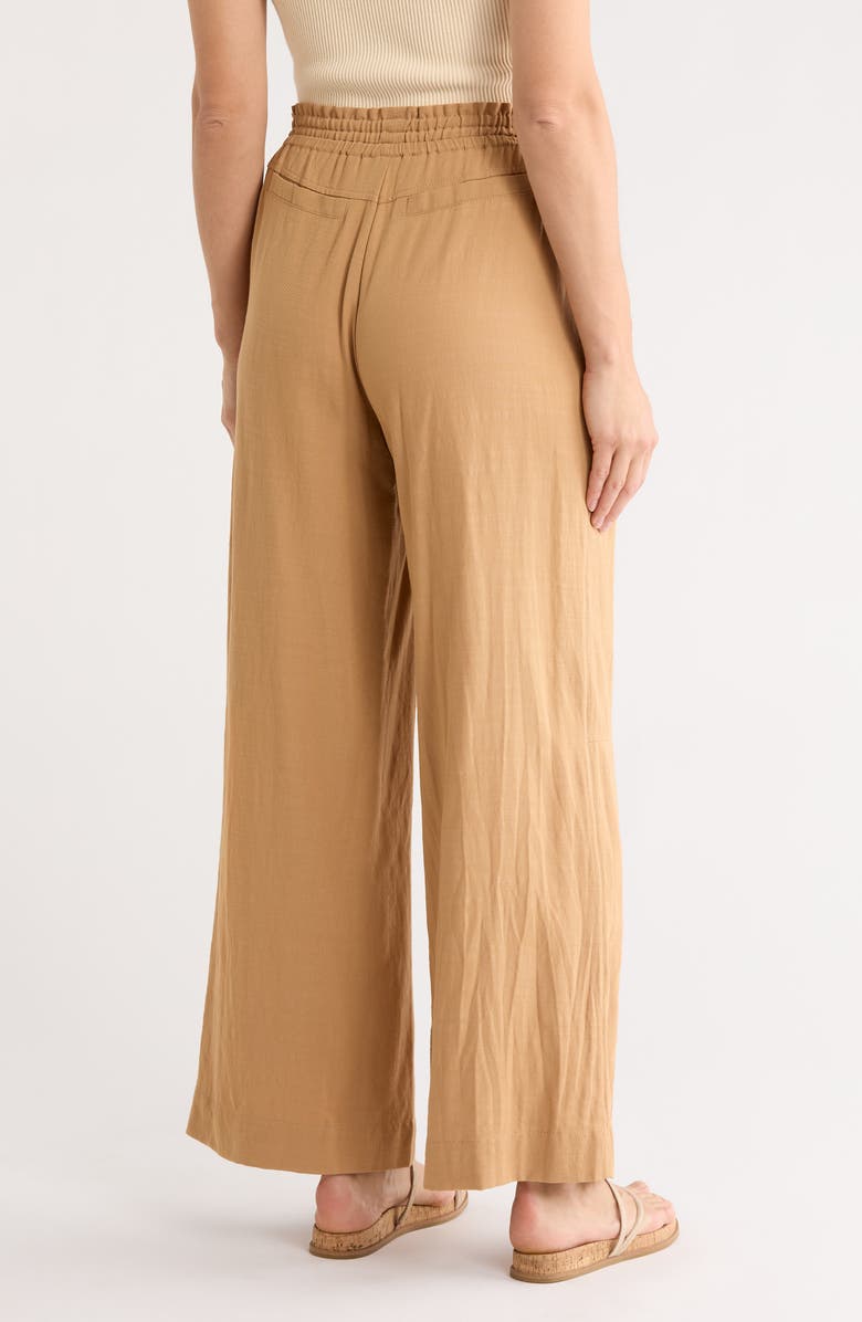 Democracy Ultra Skyrise Paperbag Pants, Alternate, color, Caramel Latte