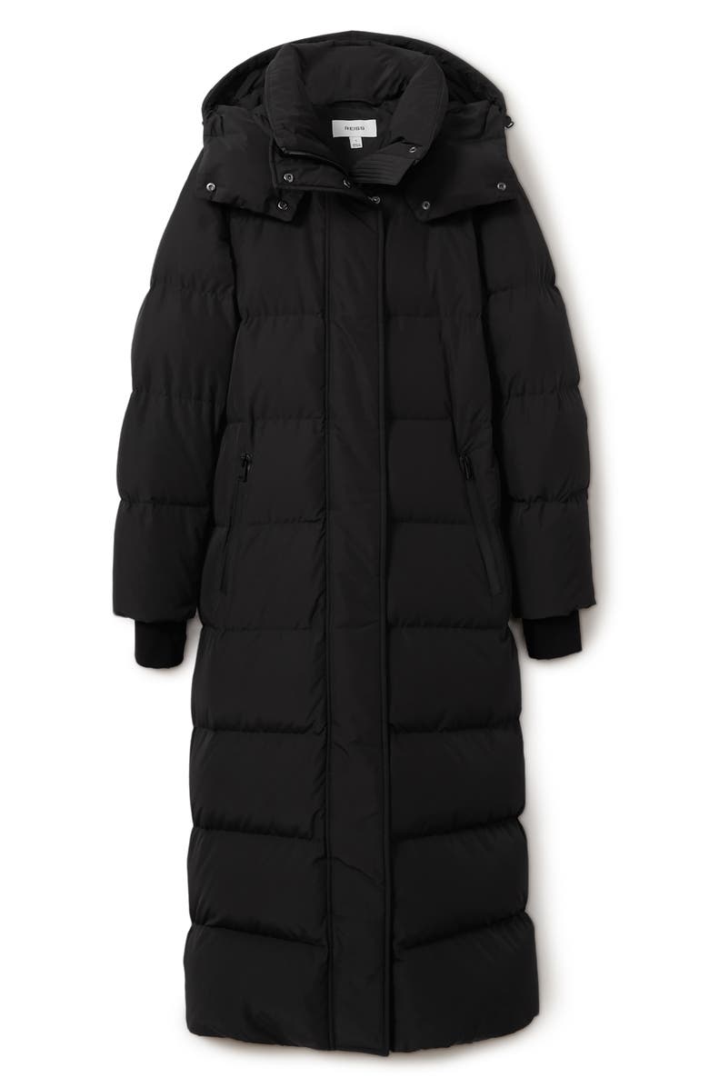 Reiss Dalby Longline Hooded Puffer Jacket, Alternate, color,