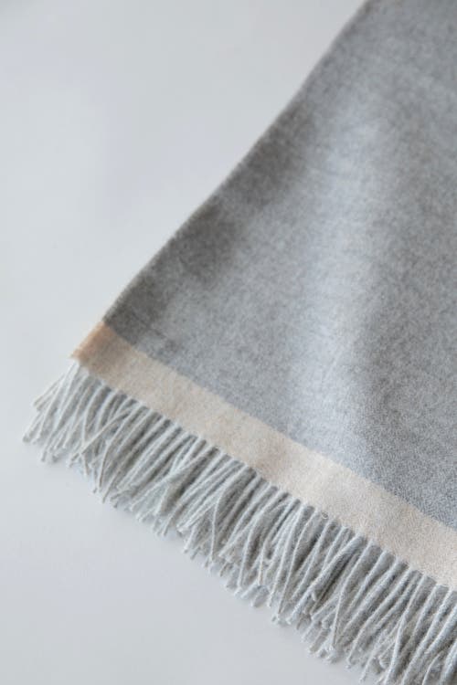Sskein Gradient Weave Throw In Gray