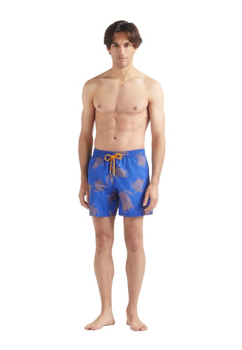 Vilebrequin Tortues Galuchat Swim Trunks In Marrakech