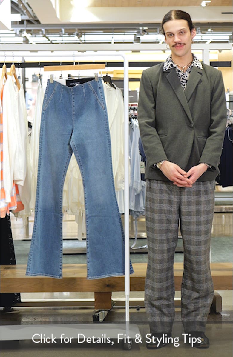 Beverly Off Duty High Waist Skinny Flare Jeans, sales video thumbnail