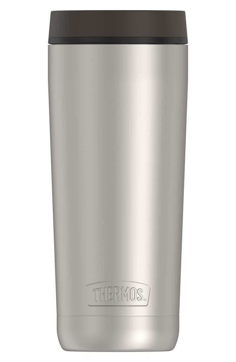 THERMOS 18-Ounce Vacuum Insulated Stainless Steel Travel Tumbler, Main, color, Steel