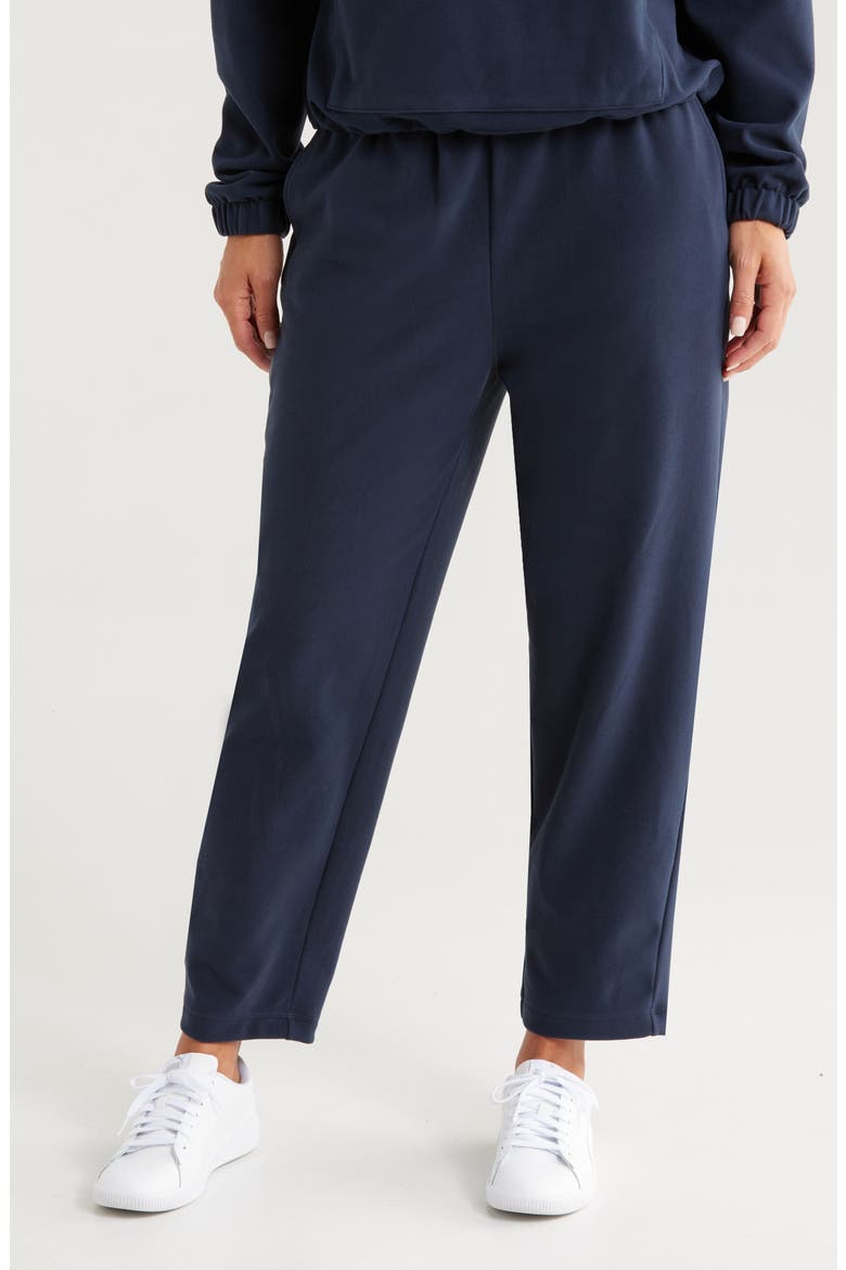 Micro Fleece Joggers, Main, color, NAVY SAPPHIRE