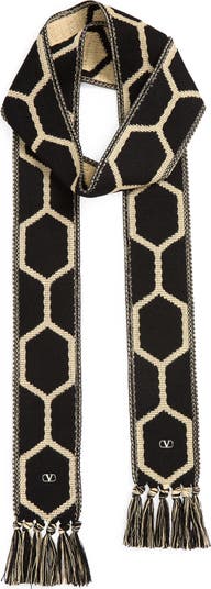 Valentino Garavani Antibes Jacquard carf with Fringe | Nordstrom