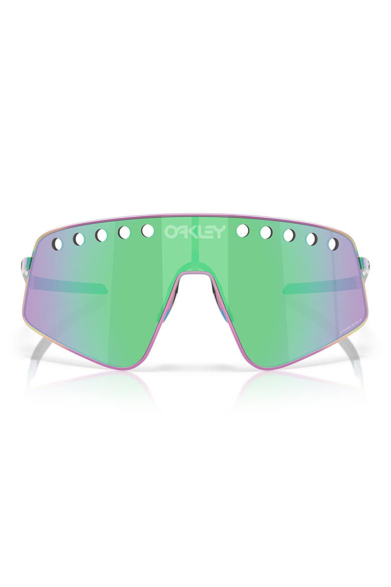Sutro™ TI Sweep 138mm Prizm™ Shield Sunglasses, Main, color, GREY