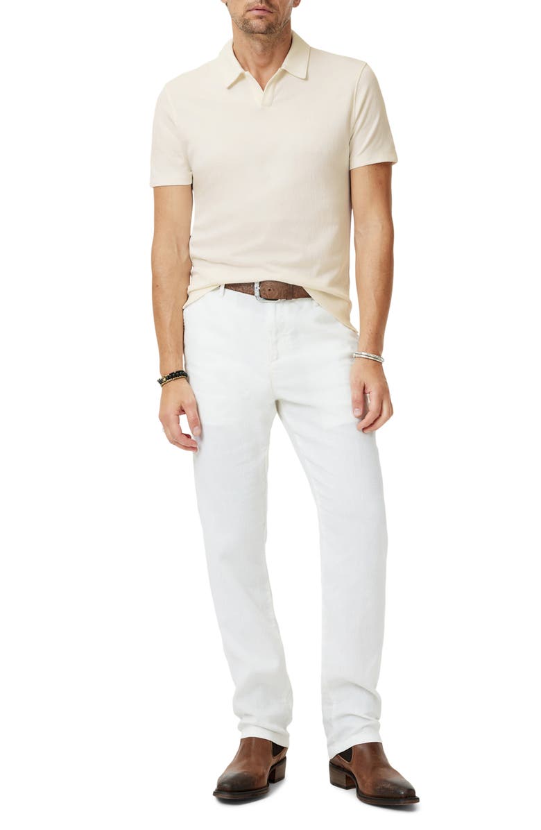 John Varvatos Hague Foliage Jacquard Polo, Alternate, color, Natural