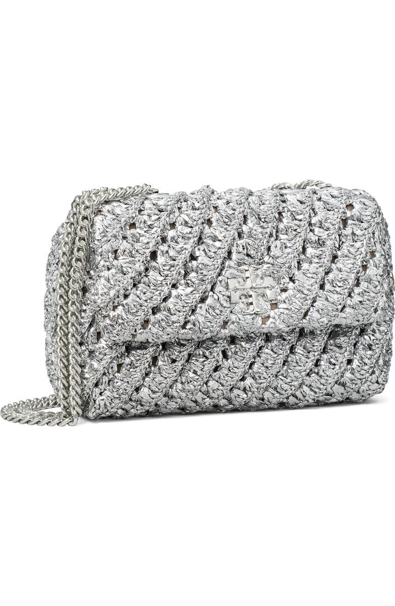 Tory Burch Kira Metallic Chevron Convertible Shoulder Bag, Alternate, color,