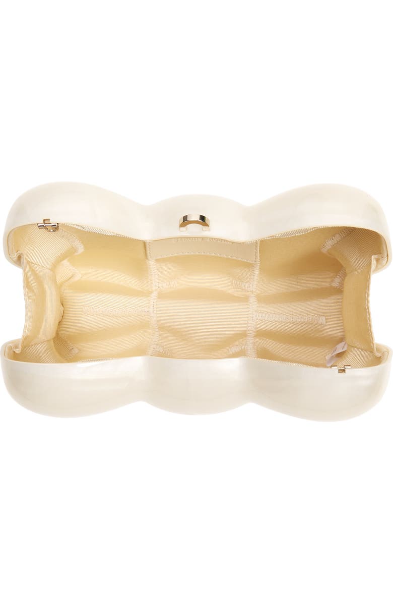 Simone Rocha Bow Acrylic Clutch, Alternate, color,