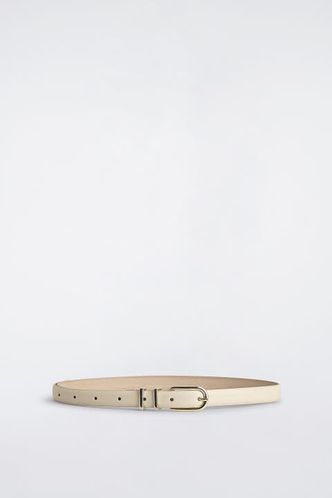 Saffiano Leather Belt