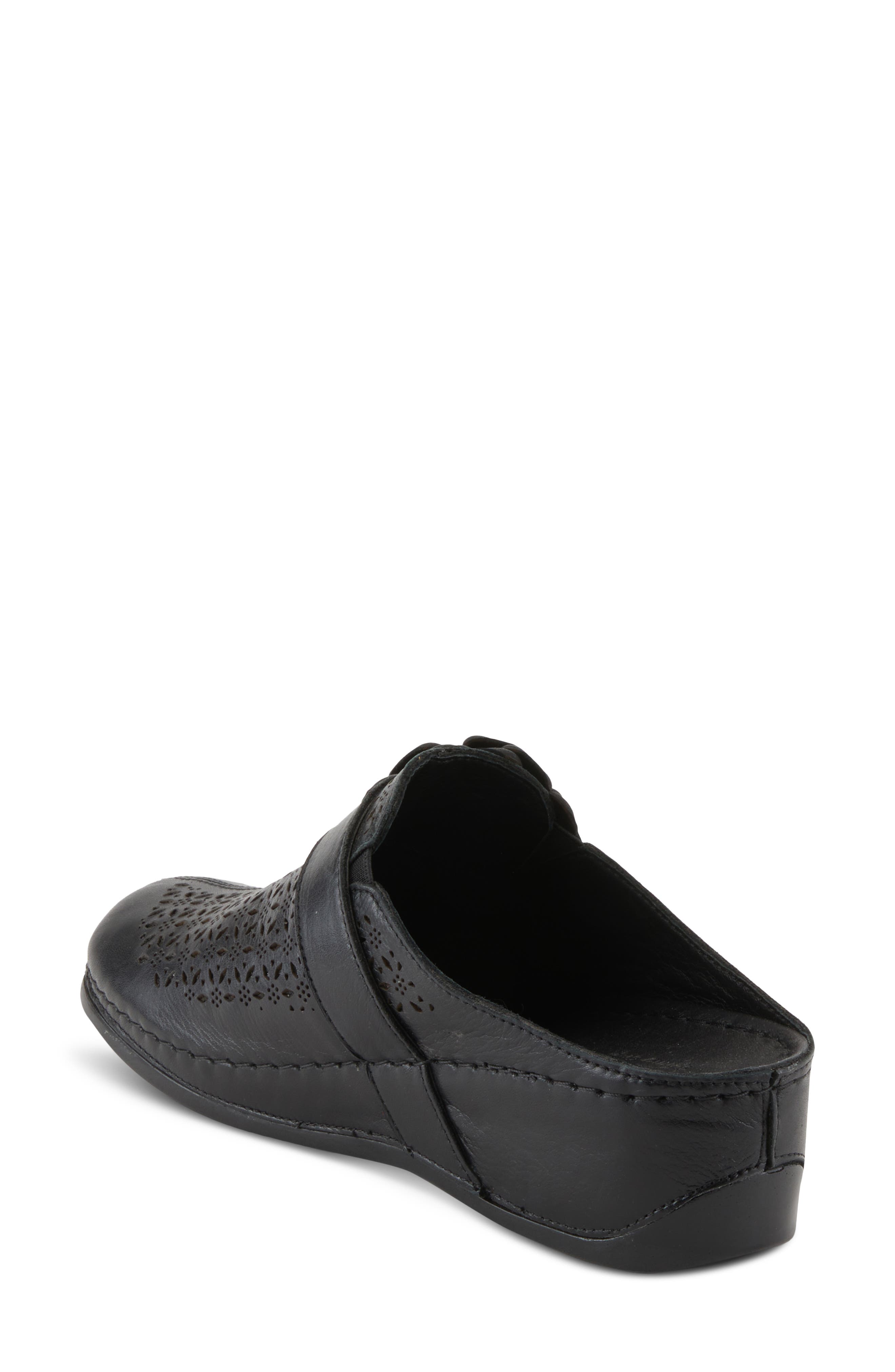 Spring Step Lilybean Wedge Mule, Alternate, color, Black