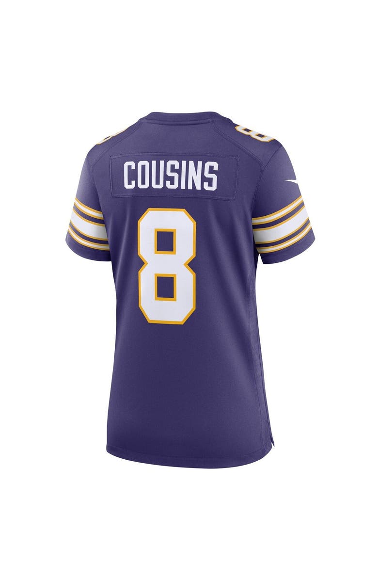 Nike Women's Nike Kirk Cousins Purple Minnesota Vikings Player Jersey, Alternate, color,