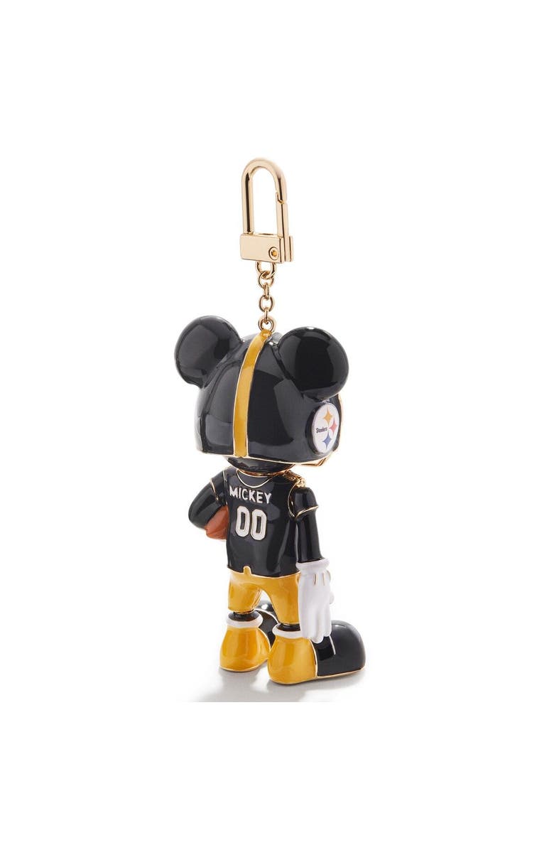 BaubleBar Pittsburgh Steelers Disney Mickey Mouse Keychain, Alternate, color, 