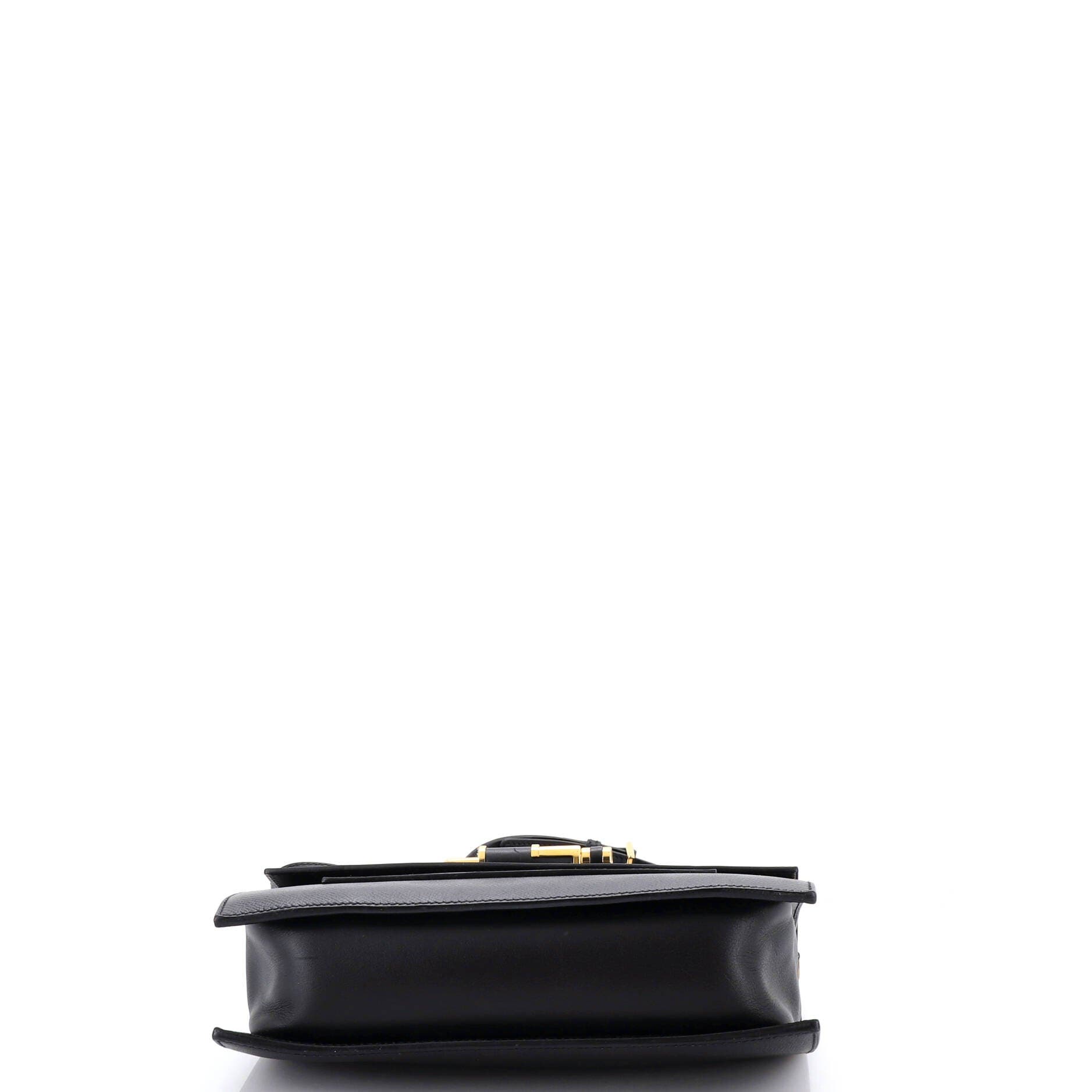 Sacabar Shoulder Bag Epsom and Swift 24, Alternate, color, Black
