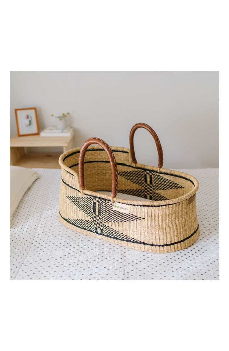 Design Dua Bilia Bassinet, Alternate, color, Natural & Black