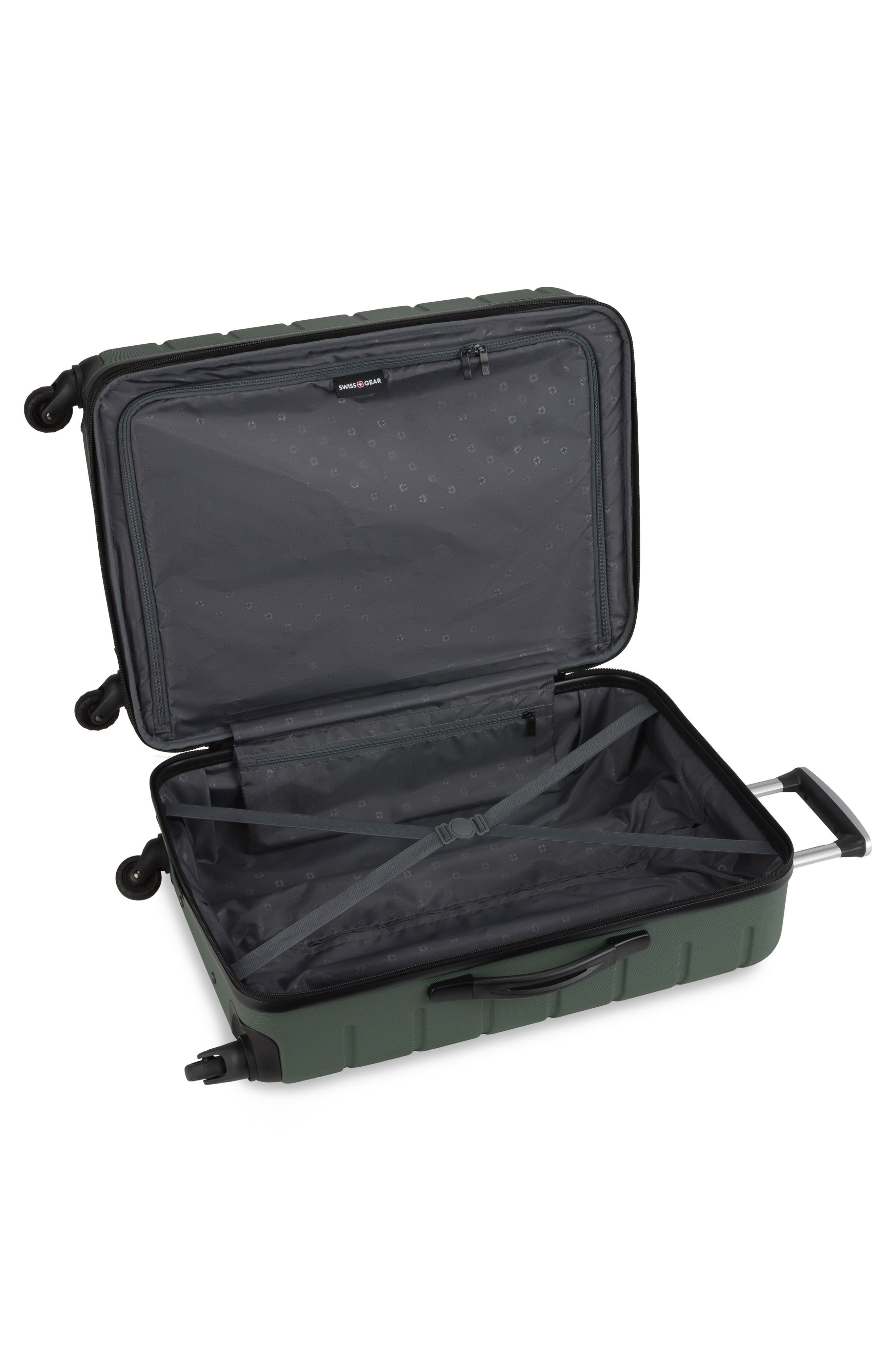 SWISSGEAR 28-Inch Hardside Spinner Suitcase, Alternate, color, Olive