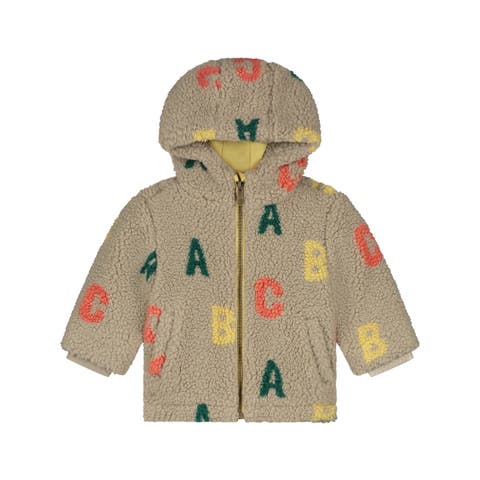 Abc Pattern Fleece Hooded Jacket (baby)