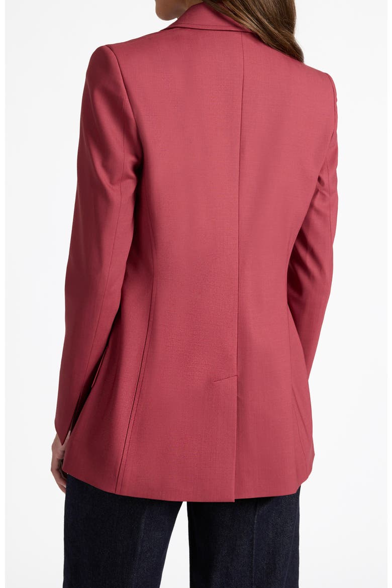 Freya Three Button Jacket in Stretch Wool, Alternate, color, CRUSHED BERRY