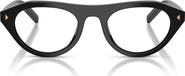 Prada 51mm Irregular Blue Light Blocking Glasses