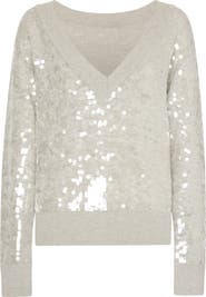 Milly Ilaria Sequin Sweater
