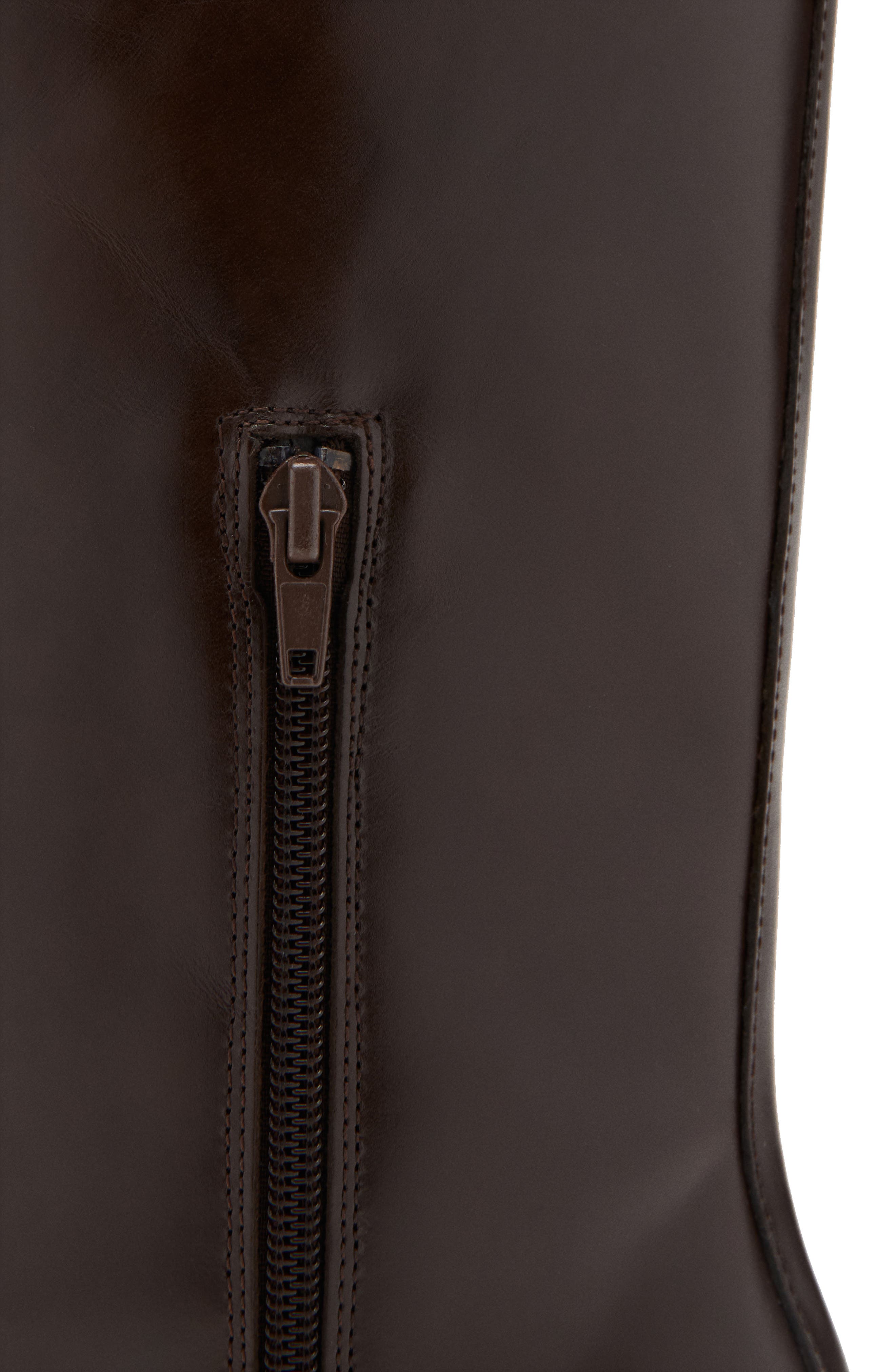 MANGO Knee High Boot, Alternate, color, Chocolate