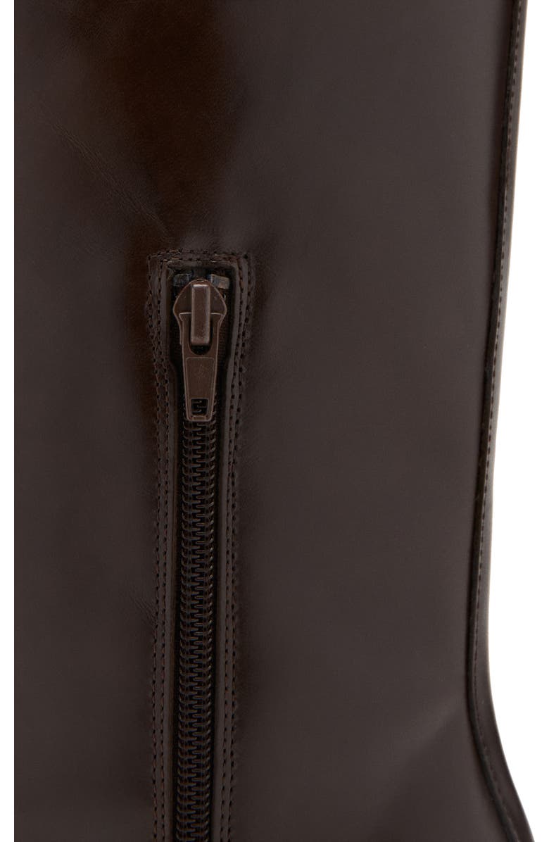 MANGO Knee High Boot, Alternate, color, Chocolate