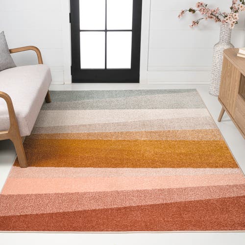Jonathan Y Prism Geometric Striped Area Rug In Multi