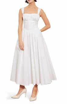 FREEMARKET Cotton Midi Dress
