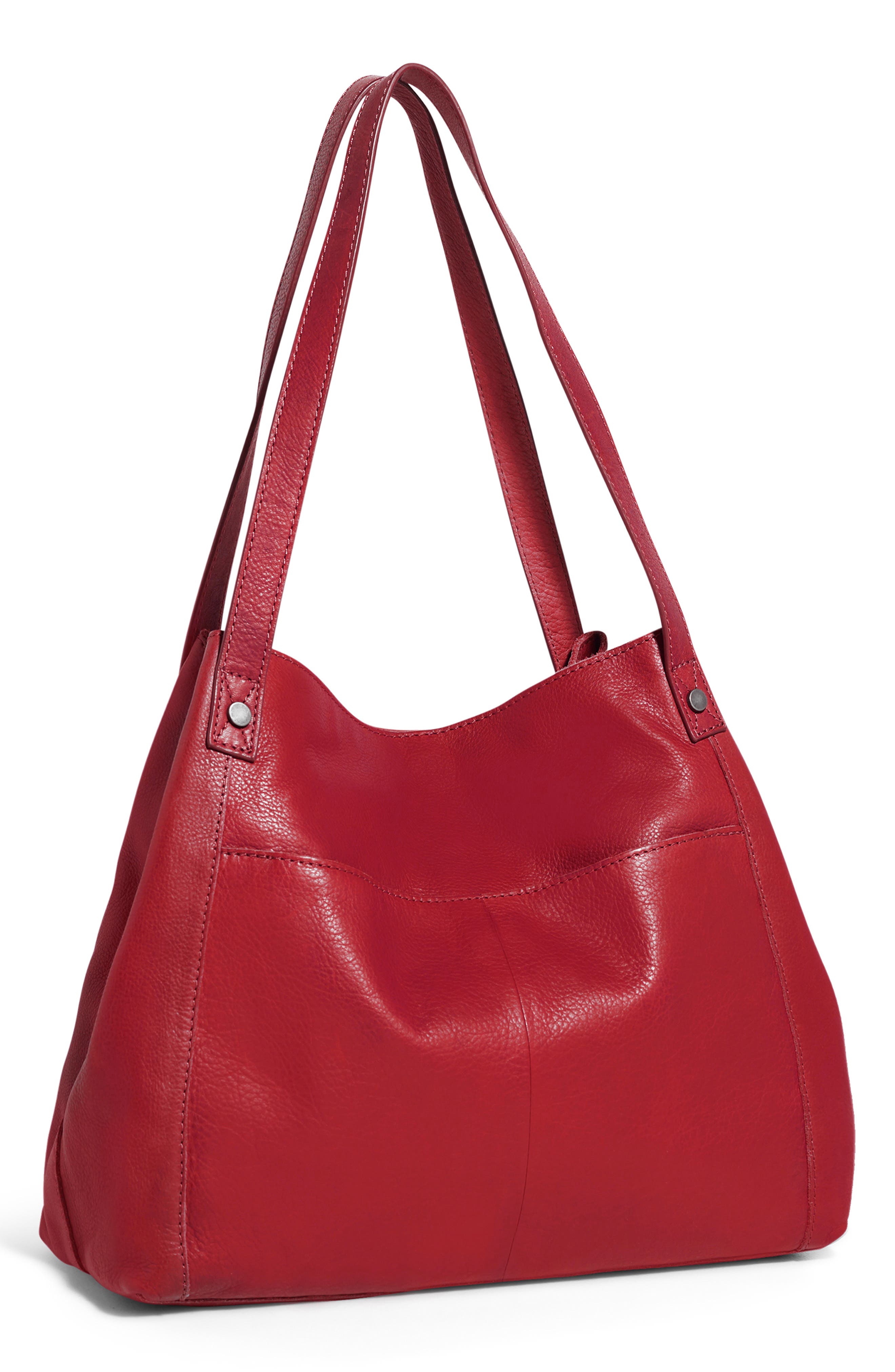 Liberty Shopper Bag, Alternate, color, RUBY