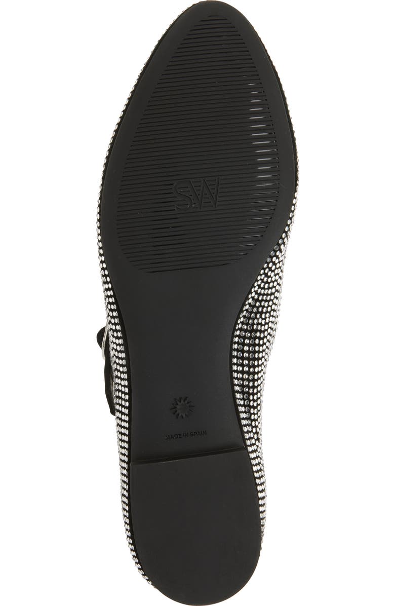 Stuart Weitzman Analiese Mary Jane Flat, Alternate, color, Clear/ Black