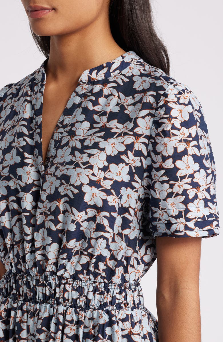 Caslon<sup>®</sup> Floral Tiered Midi Dress, Alternate, color, 