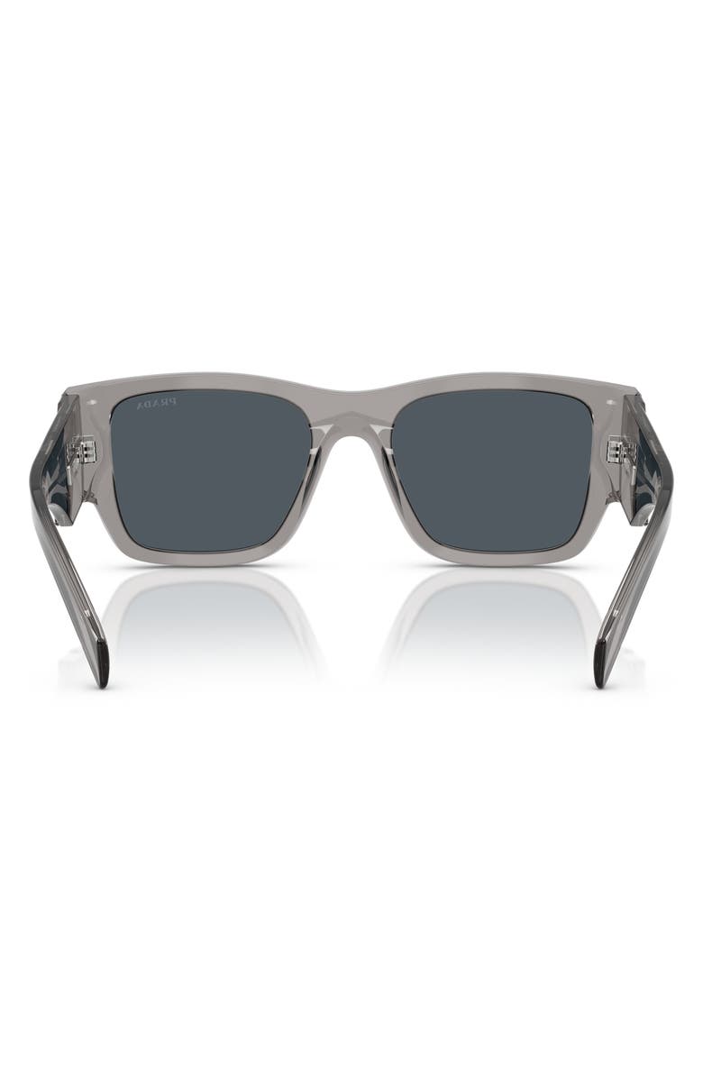Prada 55mm Square Sunglasses, Alternate, color, Dark Grey