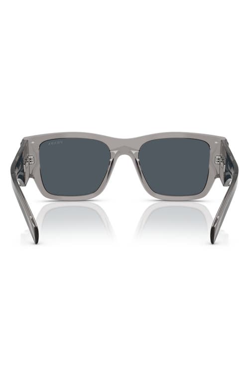 Prada 55mm Square Sunglasses In Dark Grey