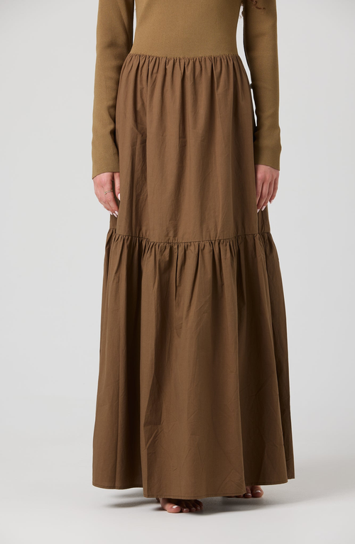 By Tess Collection Lany Dress In Brown